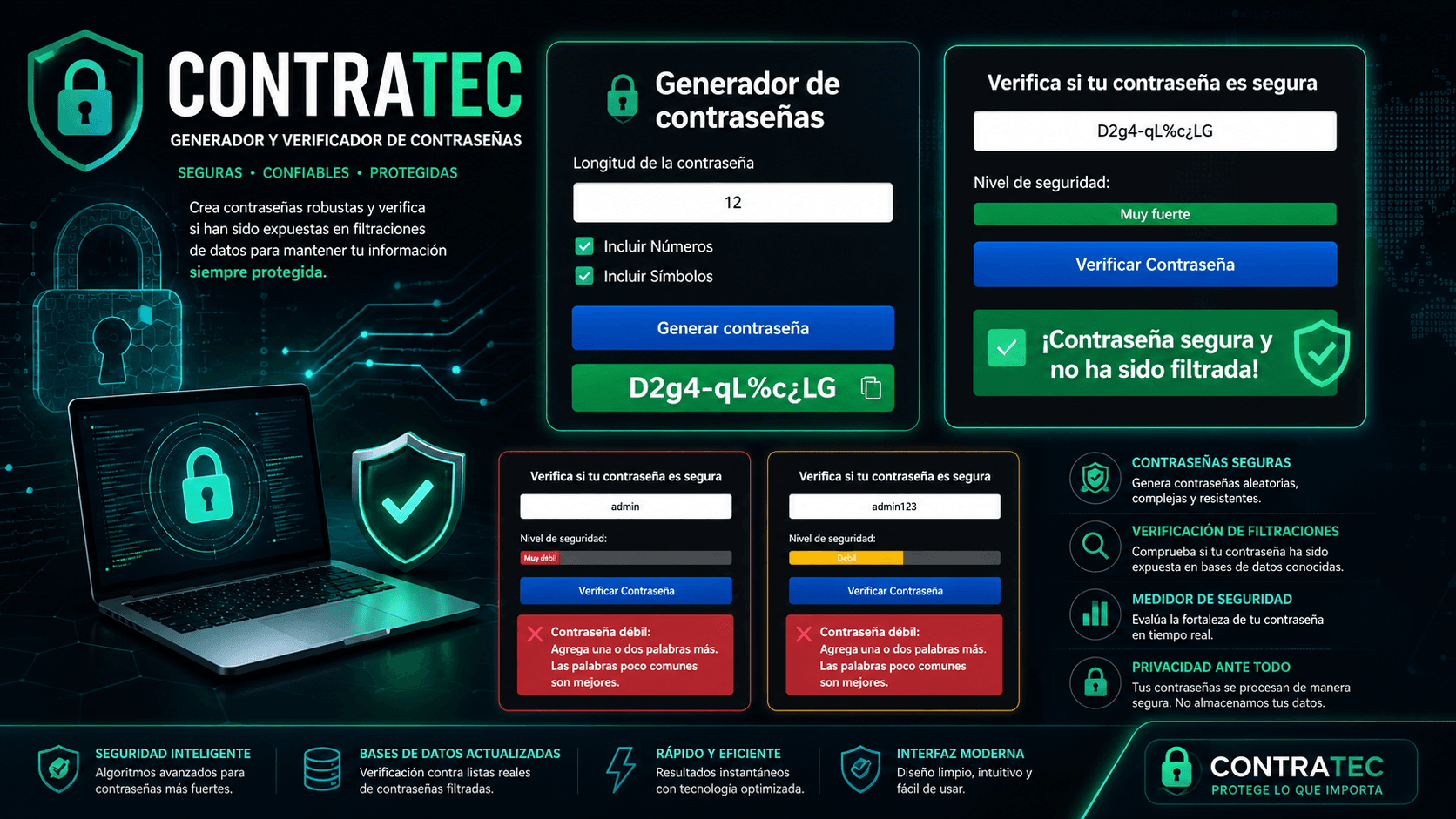 Generador y Verificador de Contraseñas